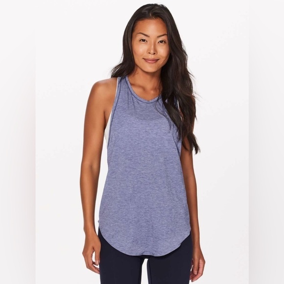 lululemon athletica Tops - Lululemon Plank To Pike Tank
Heathered Twilight Blue / Twilight Blue​​​​​